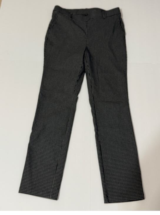 Rafaella Pants - Rafaella Black and White Checked Pants, Size 8